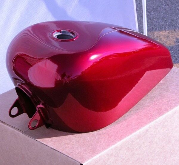 Eastwood Powder Coating Powder Transluscent Red - Image 3