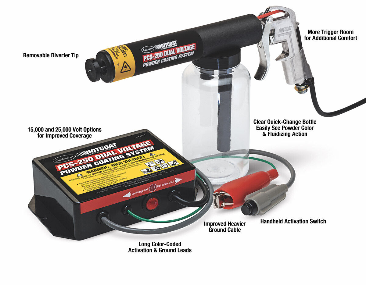 Eastwood, Dual Voltage, Powder Coating Gun - Image 4