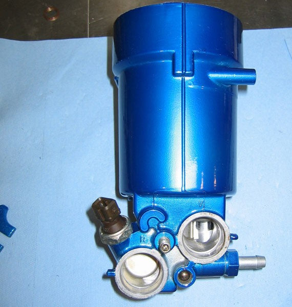 Eastwood Powder Coating Powder Translucent Blue - Image 3