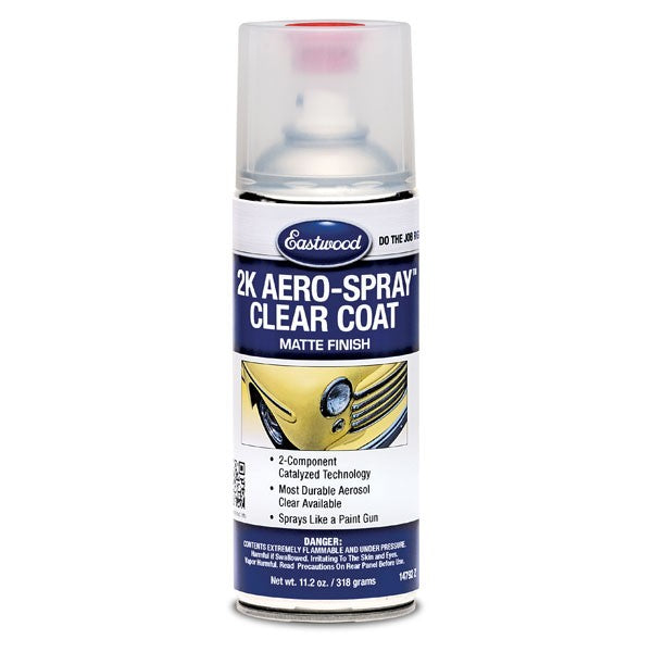 Eastwood 2K Aero-Spray Clear Coat Matte - Aerosol